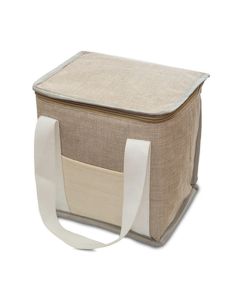 Torba izotermiczna na lunch z juty Loni rd GRD/R08508