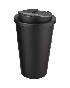 Kubek Americano Eco z recyklingu o pojemności 350 ml z pokrywą odporną na zalanie pf GPF/210425